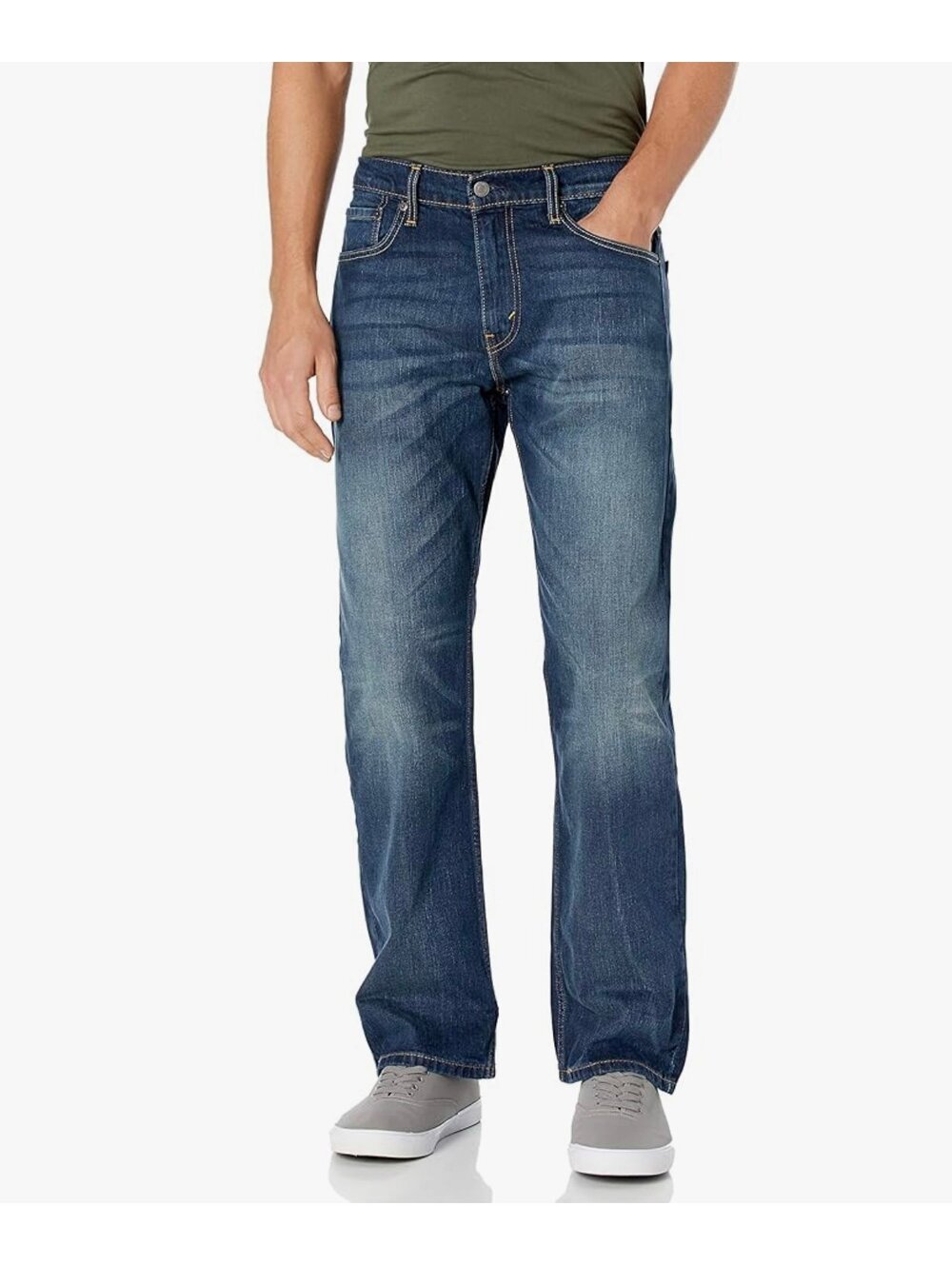 Men’s Levi’s 559 Relaxed Straight Jeans - Dark Wash - Size 32/30